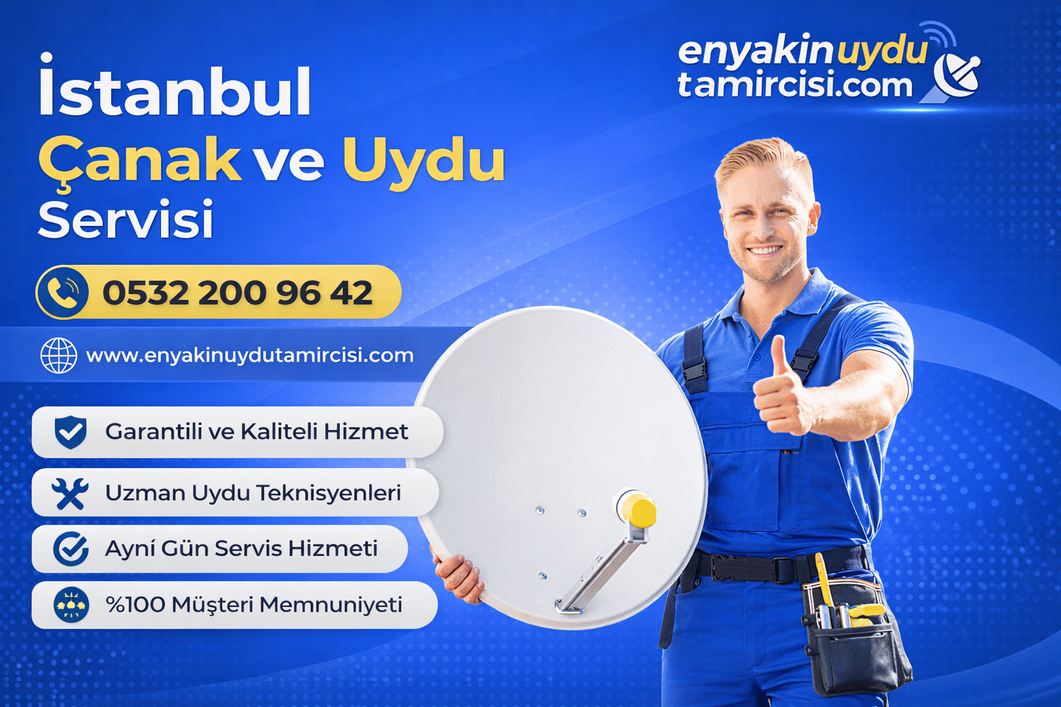 en yakin uydu tamircisi